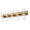 Z-Lite Lawson 5 Light Vanity, Rubbed Brass & Clear 343-5V-RB - alternate 8